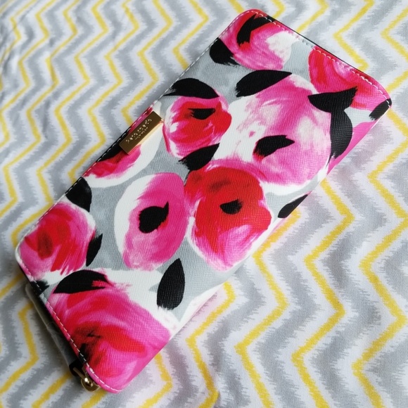 Kate Spade Rosebed Lacey Zip Around Wallet - Picture 8 of 8